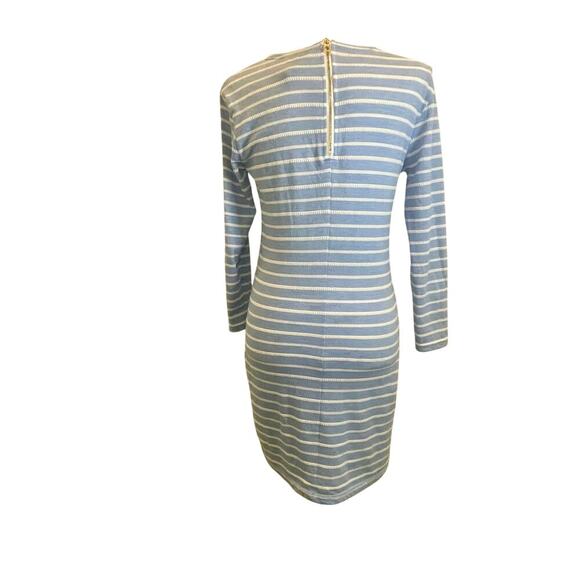 STS SAIL TO SABLE SHIFT DRESS BLUE STRIPES SZ XS SAILOR CHIC NAUTICAL AESTHETIC - Picture 9 of 16